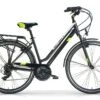 28" MBM Cykel Split D 46 Cm 21 Sp Mat Sort Hvid