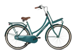 28 Tommer Damecykel Popal Daily Basic 3 Gear, Skovgrøn