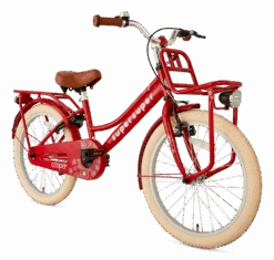 20 Tommer Pigecykel Cooper Super Super Rød