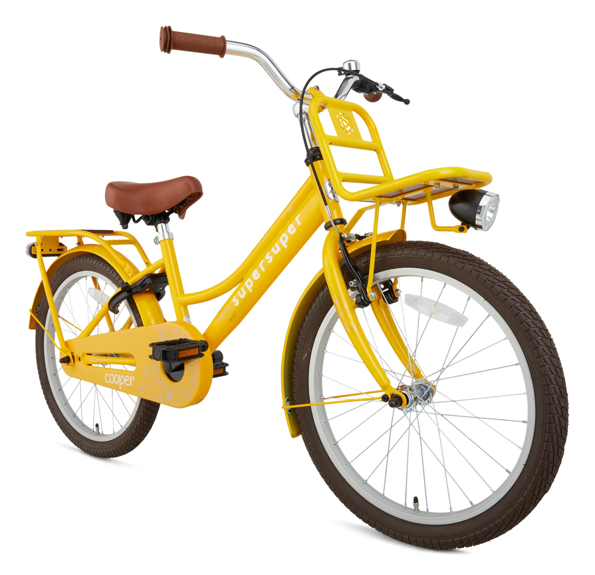 20 Tommer Pigecykel Cooper Bamboo Gul 3 20 Tommer Pigecykel Cooper Bamboo Gul