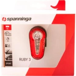 Spanninga Bagerste Lys Ruby 3 Batterisædepost