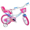 Dino Alyssa 16 Tommer 27 Cm Pigecykel Hvid/lyserød -Cykel Forretning Alyssa 16.w1200