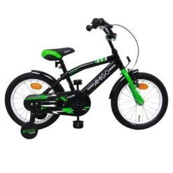 Amigo BMX FUN 16 Tommer 28 Cm Drengecykel Fodbremse Grøn/mat Sort