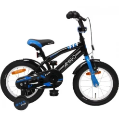 Amigo BMX FUN 14 Tommer 21 Cm Drengecykel Fodbremse Sort/blå