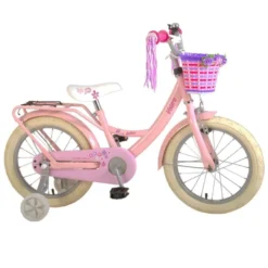 Volare Ashley 16 Tommer Pigecykel, Lyserød Med Kurv