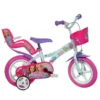 Dino Barbie 12 Tommer Pigecykel Med Cykelkurv, Dukkestol -Cykel Forretning Barbie 12.w1200