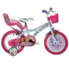 Dino Barbie 16 Tommer 27 Cm Pigecykel Lyseblå/pink -Cykel Forretning Barbie 16.w1200