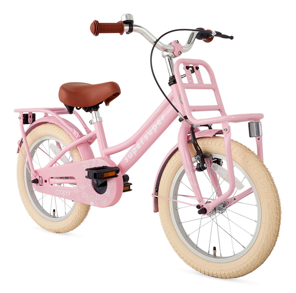16 Tommer Pigecykel Cooper Super Super Pink 3 16 Tommer Pigecykel Cooper Super Super Pink
