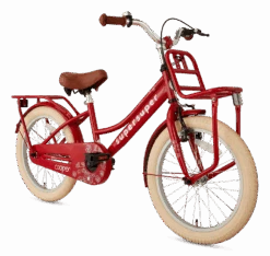 18 Tommer Pigecykel Cooper Super Super Rød