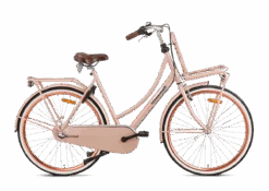 28 Tommer Damecykel Popal Daily Basic 3 Gear, Laks Farvet