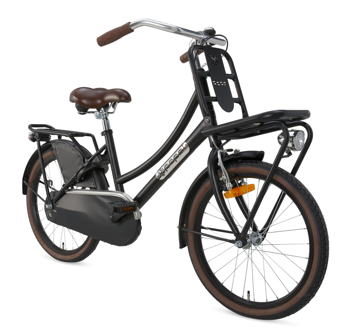 Popal Daily Basic 20 Tommer Pigecykel Fodbremse Mat Sort 1 Gear 3 Popal Daily Basic 20 Tommer Pigecykel Fodbremse Mat Sort 1 Gear
