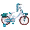 Amigo Dots 12 Tommer Pigecykel Hvid -Cykel Forretning Dots blaa 12.w1200