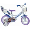 Dino Frozen II 12 Tommer 20 Cm Pigecykel Hvid/lilla -Cykel Forretning Frost 12.w1200