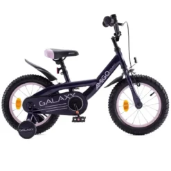 Amigo Galaxy 14 Tommer Pigecykel, Lilla/lyserød