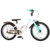 Volare Glamour 16 Tommer Pigecykel Fodbremse Hvid/mintgrøn -Cykel Forretning Glamour 16 mint.w1200