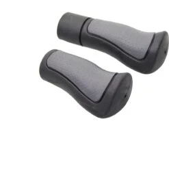 Herrmans Håndterer Ergo DD08 Sort/grå 90/120mm (par)