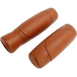 Herrmans Håndtag Skåret 93 Cortina Brown 90/120mm (par)