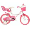 Dino Hello Kitty 14 Tommer Pigecykel Hvid/lyserød -Cykel Forretning Hello Kitty 14.w1200
