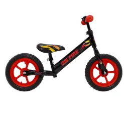 Amigo On Fire 12" Balancecykel Sort