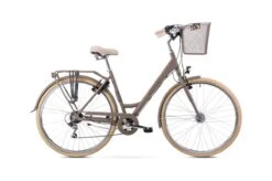 28" Venturelli Cykel Paris D 46 Cm Creme Shimano 6 Sp V Bremse