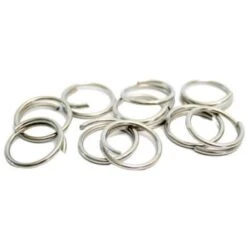Qibbel -sikkerhedsringe Rustfrit Stålpose (10 Stykker)
