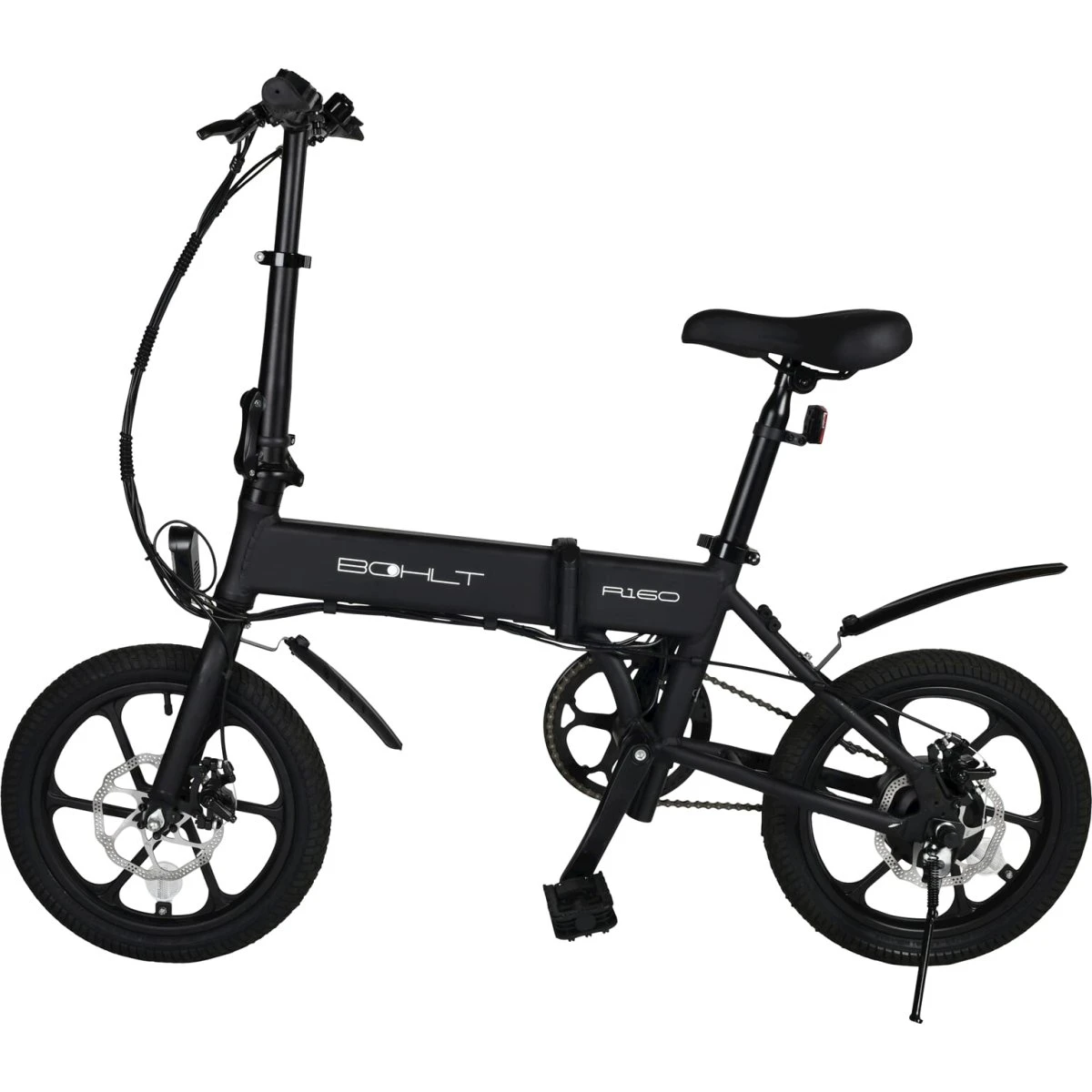 Bohlt Electric Folding Bike R160 Sort 3 Bohlt Electric Folding Bike R160 Sort