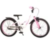 Volare Glamour 18 Tommer 24 Cm Pigecykel, Hvid/lyserød -Cykel Forretning Volare Glamour lyseroed.w1200