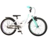 Volare Glamour 18 Tommer 24 Cm Pigecykel Fodbremse Hvid/mintgrøn -Cykel Forretning Volare Glamour turkis.w1200