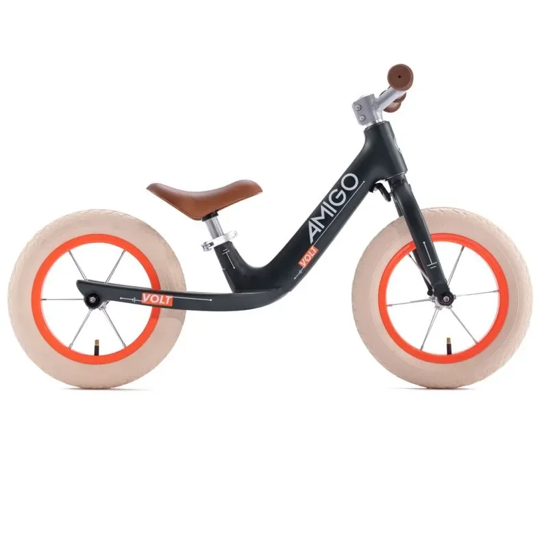 Amigo Volt 12" Løbecykel Mørkegrå 3 Amigo Volt 12" Løbecykel Mørkegrå