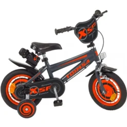XSP 12 Tommer Drengecykel Sort/rød