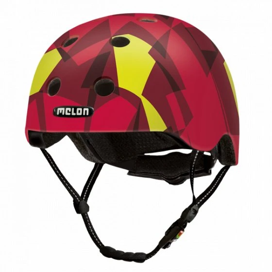 Cykelhjelm Urban Active Red/Yellow Størrelse 46 - 52 Cm